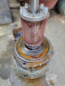 bơm chìm bị vô nước